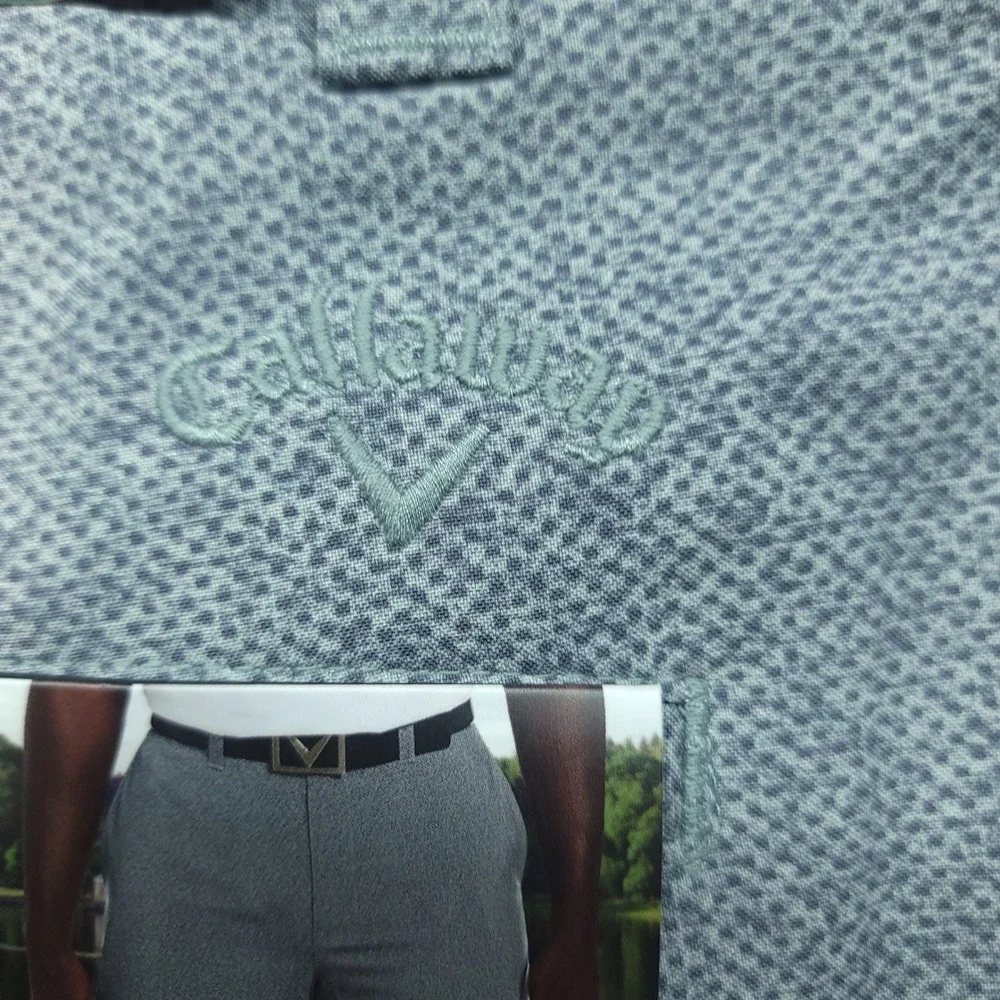 Callaway Mens 40 Quiet Shade Grey Performance Golf Shorts Active Waistband NEW